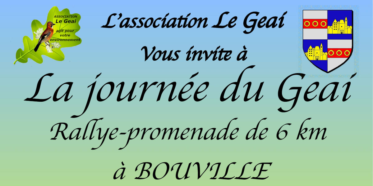 Affiche de la Journée du Geai le 27 juin 2026 à Bouville